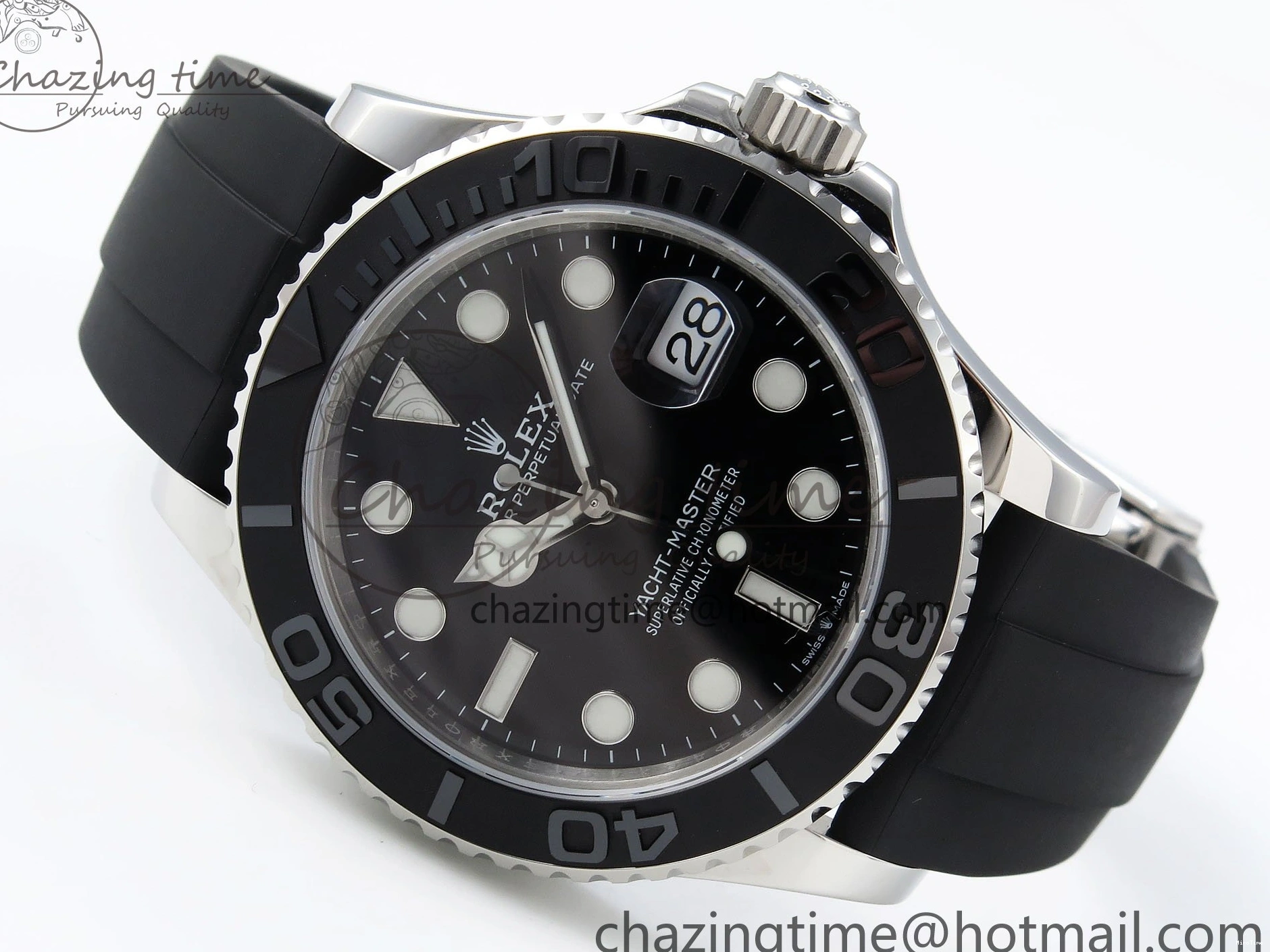 MiroTime 0524 Cozy Yacht-Master 42mm 226659 TEDF 1:1 Best Edition 3D Black Ceramic Bezel on Oysterflex Strap VS3235 (Gain Weight) 1675